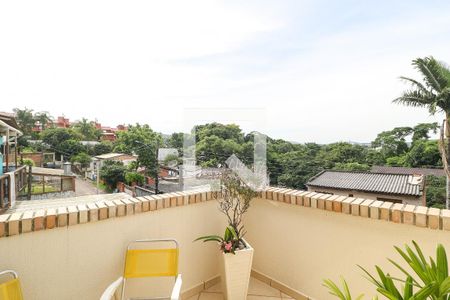 Sala de casa de condomínio à venda com 3 quartos, 276m² em Cristal, Porto Alegre