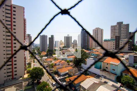 Vista da varanda da sala de apartamento à venda com 3 quartos, 130m² em Vila Bastos, Santo André