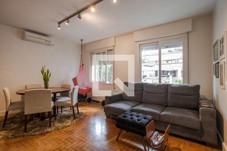 Sala de apartamento à venda com 1 quarto, 54m² em São João, Porto Alegre
