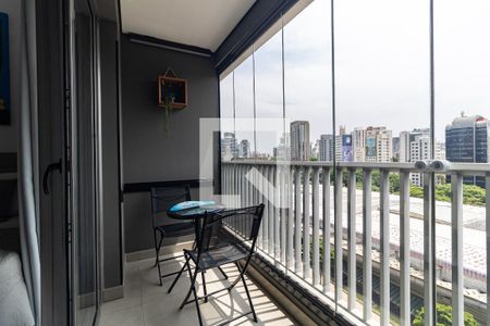 Studio à venda com 24m², 1 quarto e sem vagaVaranda 