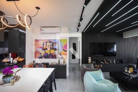 Sala de apartamento à venda com 2 quartos, 91m² em Vila Andrade, São Paulo