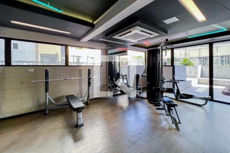 Studio para alugar com 43m², 1 quarto e 1 vaga Studio para alugar com 43m², 1 quarto e 1 vagaAcademia
