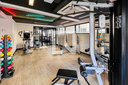 Studio para alugar com 43m², 1 quarto e 1 vaga Studio para alugar com 43m², 1 quarto e 1 vagaAcademia