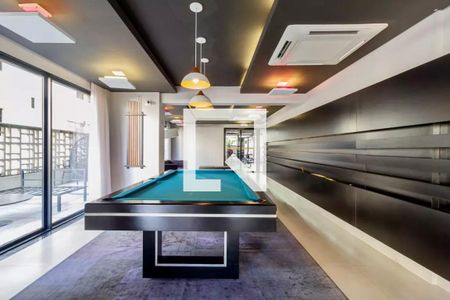 Studio para alugar com 43m², 1 quarto e 1 vaga Studio para alugar com 43m², 1 quarto e 1 vagaSala de jogos