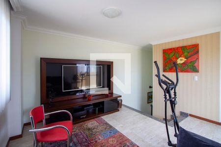 Sala de TV de apartamento à venda com 4 quartos, 146m² em Centro, Niterói