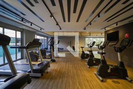 Studio para alugar com 26m², 1 quarto e sem vaga Studio para alugar com 26m², 1 quarto e sem vagaÁrea comum - Academia