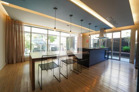 Studio para alugar com 26m², 1 quarto e sem vaga Studio para alugar com 26m², 1 quarto e sem vagaÁrea comum - Salão de festas