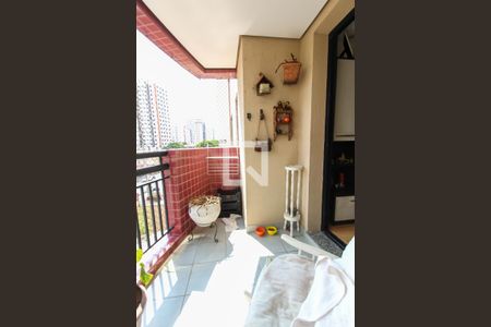 Varanda da Sala de apartamento à venda com 3 quartos, 90m² em Vila Regente Feijó, São Paulo