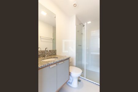 Banheiro de kitnet/studio à venda com 1 quarto, 25m² em Consolação, São Paulo