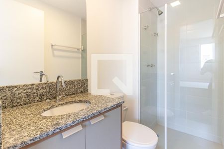 Banheiro de kitnet/studio à venda com 1 quarto, 25m² em Consolação, São Paulo