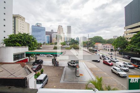Varanda - Vista de kitnet/studio à venda com 1 quarto, 25m² em Pinheiros, São Paulo