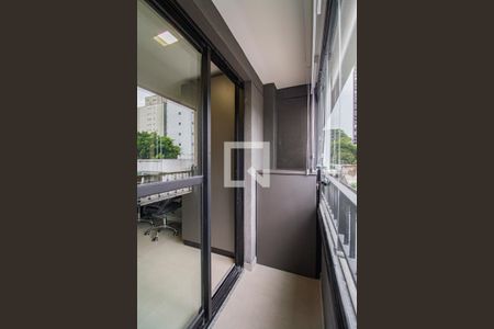 Studio à venda com 25m², 1 quarto e sem vagaVaranda