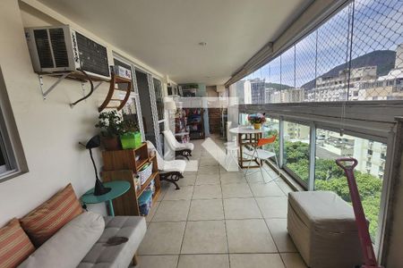 Varanda de apartamento à venda com 3 quartos, 120m² em Botafogo, Rio de Janeiro