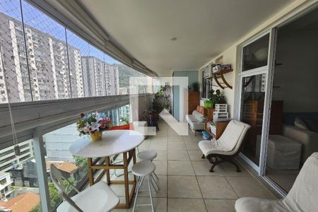 Varanda de apartamento à venda com 3 quartos, 120m² em Botafogo, Rio de Janeiro