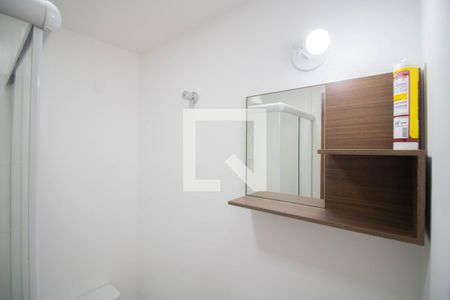 Banheiro social de apartamento para alugar com 1 quarto, 29m² em Lauzane Paulista, São Paulo