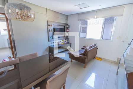 Sala de apartamento para alugar com 3 quartos, 128m² em Planalto, Belo Horizonte