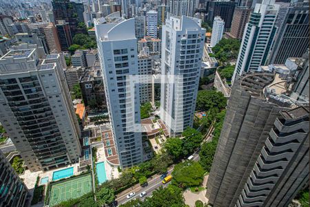 Apartamento à venda com 77m², 1 quarto e 2 vagasVista da Varanda da Sala