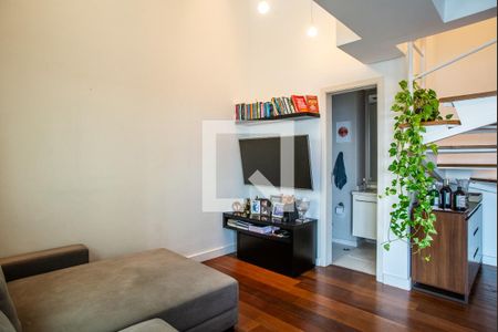 Sala de apartamento à venda com 1 quarto, 77m² em Cerqueira César, São Paulo