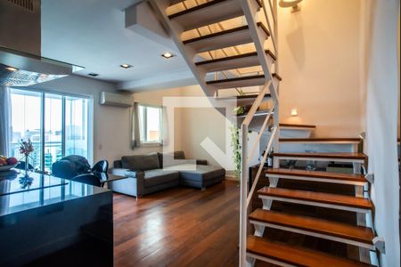 Sala de apartamento à venda com 1 quarto, 77m² em Cerqueira César, São Paulo