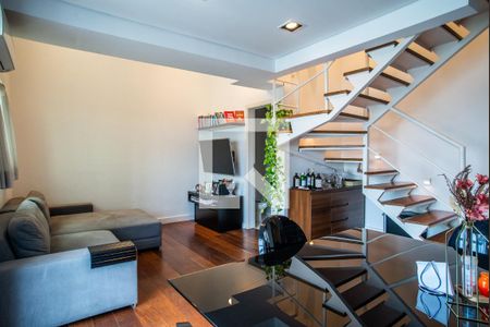 Sala de apartamento à venda com 1 quarto, 77m² em Cerqueira César, São Paulo