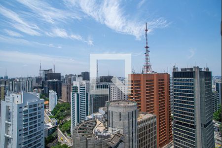 Apartamento à venda com 77m², 1 quarto e 2 vagasVista da Varanda da Sala