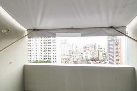 Varanda do Quarto de apartamento à venda com 1 quarto, 60m² em Santa Cecília, São Paulo