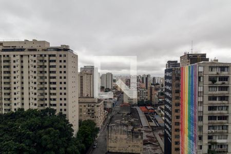 Vista da Varanda da Sala de apartamento à venda com 1 quarto, 60m² em Santa Cecília, São Paulo