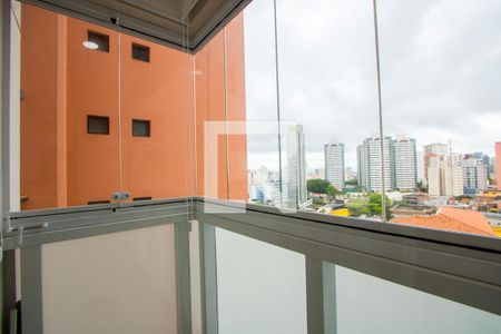 Varanda da sala de apartamento à venda com 2 quartos, 67m² em Centro, Santo André