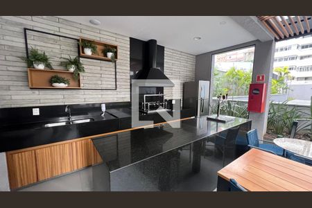 Studio à venda com 31m², 1 quarto e 1 vagaChurrasqueira