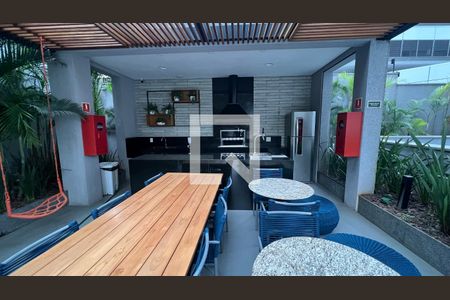 Studio à venda com 31m², 1 quarto e 1 vagaChurrasqueira