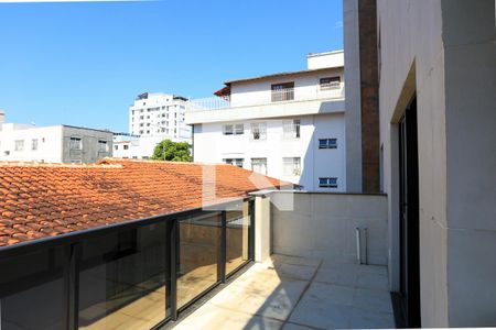 Varanda da Sala de apartamento à venda com 4 quartos, 123m² em Cidade Nova, Belo Horizonte