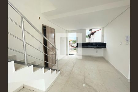 Sala de apartamento à venda com 3 quartos, 86m² em Santa Branca, Belo Horizonte