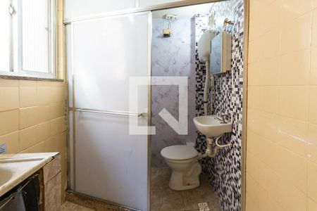 Banheiro Kitnet de kitnet/studio para alugar com 1 quarto, 25m² em Praca da Bandeira, Rio de Janeiro