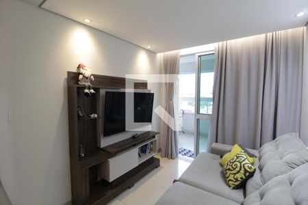 Sala de apartamento para alugar com 2 quartos, 72m² em Santa Mônica, Uberlândia