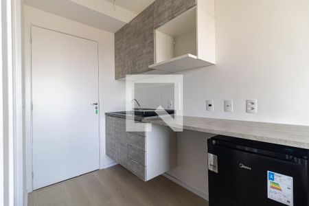 Cozinha de kitnet/studio para alugar com 1 quarto, 18m² em Vila Moraes, São Paulo