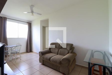 Sala de apartamento para alugar com 2 quartos, 49m² em Bairro Reserva Sul, Ribeirão Preto