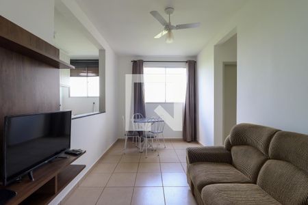Sala de apartamento para alugar com 2 quartos, 49m² em Bairro Reserva Sul, Ribeirão Preto