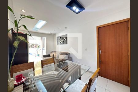 Sala  de apartamento à venda com 3 quartos, 116m² em Santa Cruz, Belo Horizonte