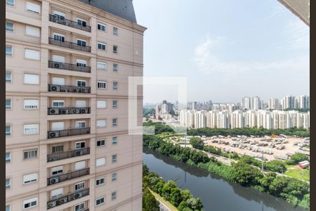 Vista da Sala de apartamento à venda com 2 quartos, 69m² em Alphaville Empresarial, Barueri