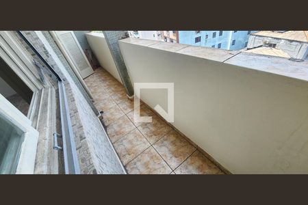 Varanda da Sala de apartamento para alugar com 2 quartos, 79m² em José Menino, Santos
