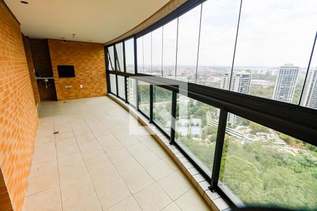 Varanda da Sala de apartamento à venda com 3 quartos, 192m² em Jardim Morumbi, São Paulo