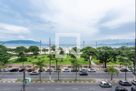 Vista de apartamento para alugar com 3 quartos, 125m² em Gonzaga, Santos