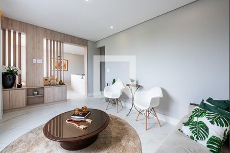 Sala de apartamento para alugar com 3 quartos, 125m² em Gonzaga, Santos
