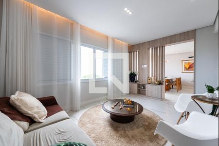 Sala de apartamento para alugar com 3 quartos, 125m² em Gonzaga, Santos