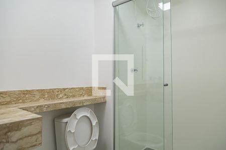 Apartamento para alugar com 35m², 1 quarto e sem vaga Apartamento para alugar com 35m², 1 quarto e sem vagaBanheiro da Suíte