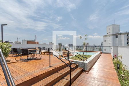 Studio para alugar com 27m², 1 quarto e sem vagaPiscina