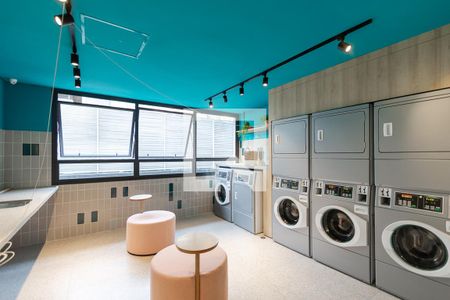 Studio para alugar com 27m², 1 quarto e sem vagaLavanderia