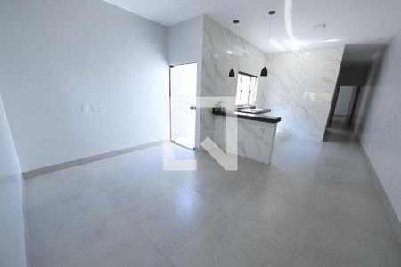 Sala de casa para alugar com 2 quartos, 70m² em Residencial Recanto do Bosque, Goiânia