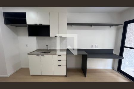Cozinha - Armários de kitnet/studio para alugar com 1 quarto, 28m² em Pinheiros, São Paulo