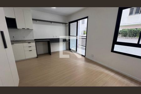 Vista geral de kitnet/studio para alugar com 1 quarto, 28m² em Pinheiros, São Paulo